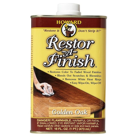 Howard 1 Pt Golden Oak Restor-A-Finish One-Step Refinisher RF3016